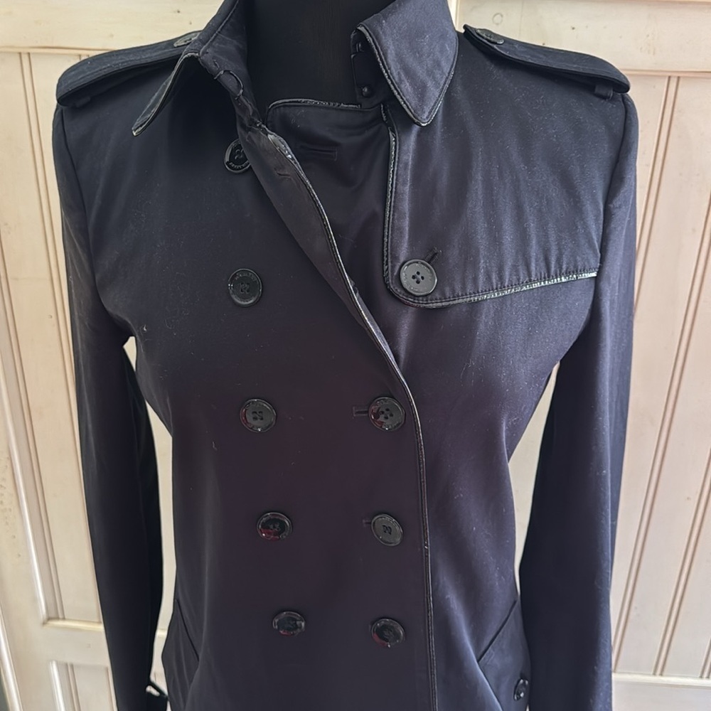 Burberry  Women's Timeless & Classic Midnight Double-Breasted Trench Coat - Picture 3 of 16